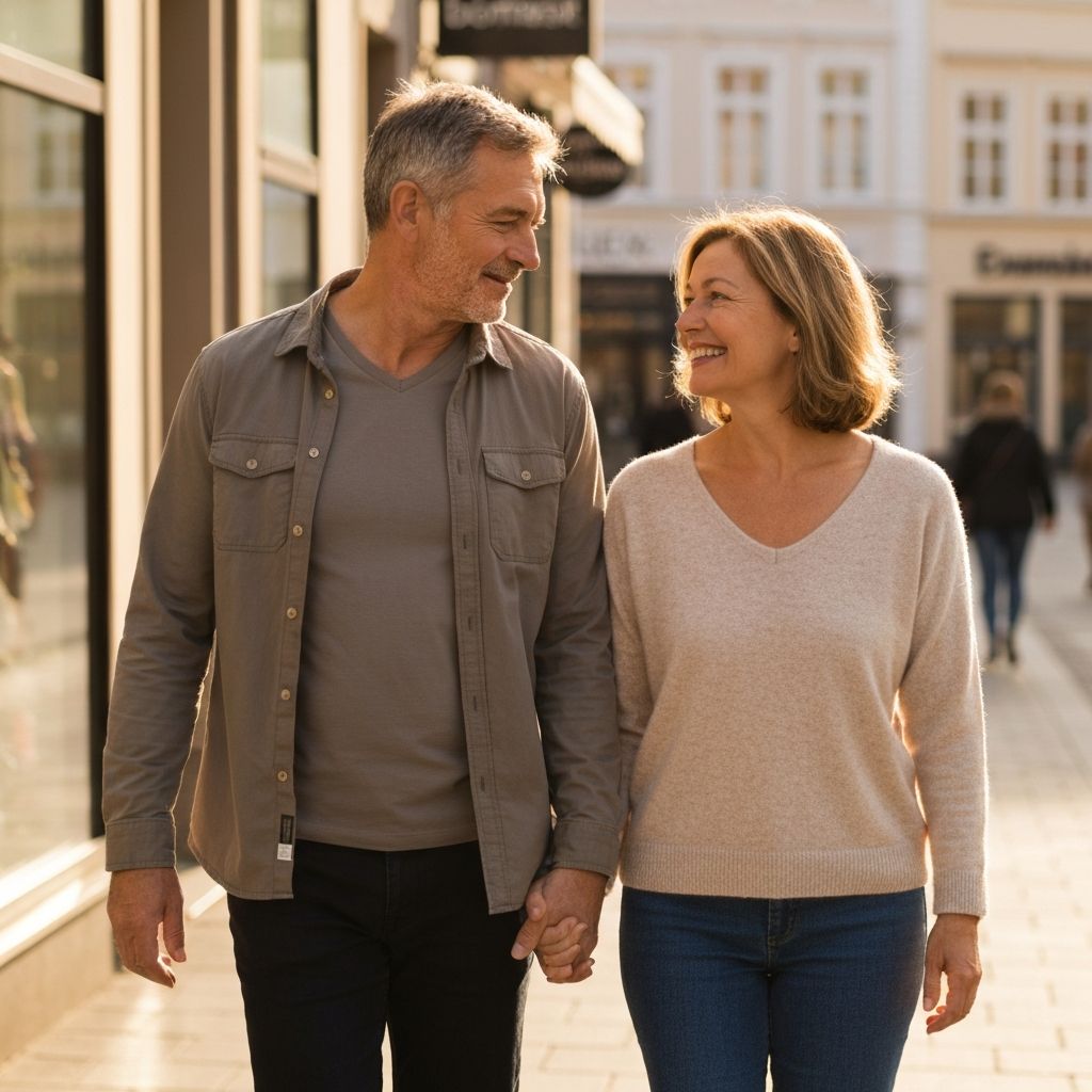 Happy couple showing strong relationship bond